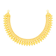 Enchanting Gleam Gold Short Necklace