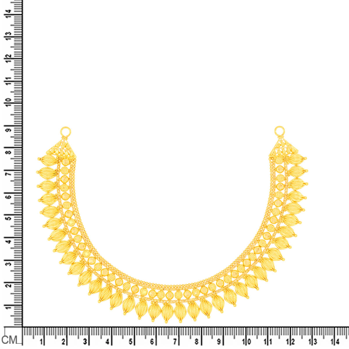 Enchanting Gleam Gold Short Necklace