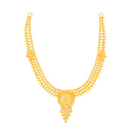 Pristine Glow Gold Short Necklace