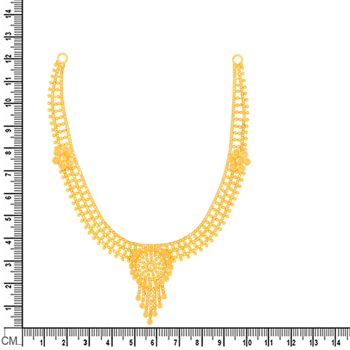 Pristine Glow Gold Short Necklace