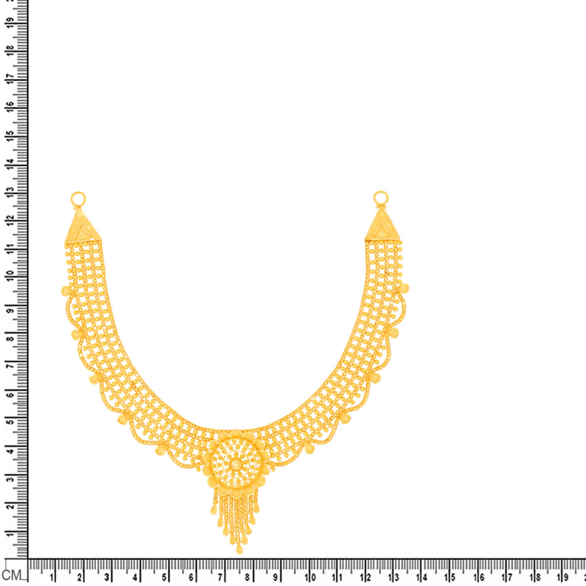 Bridal Gleam Wedding Gold Necklace