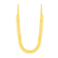 Long Gold Necklace with Subtle Elegance