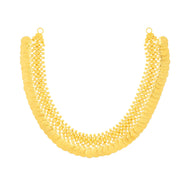 Lustrous Shimmer Gold Short Necklace