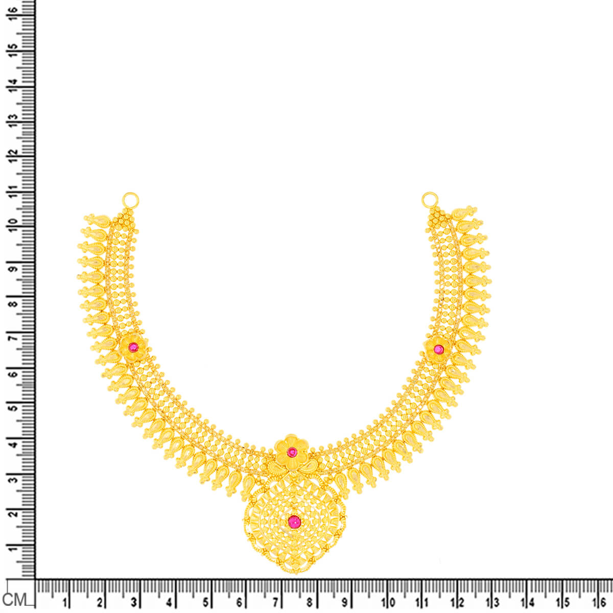 Refined Classic Gleam Gold Short Necklace