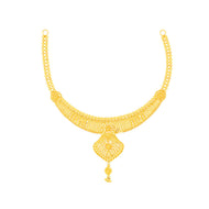 Luminous Aura Gold Short Necklace