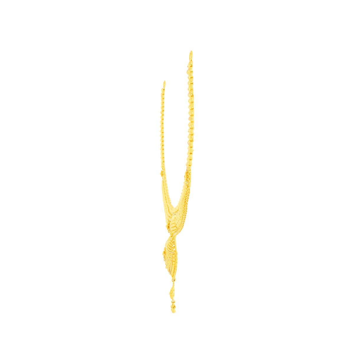 Luminous Aura Gold Short Necklace
