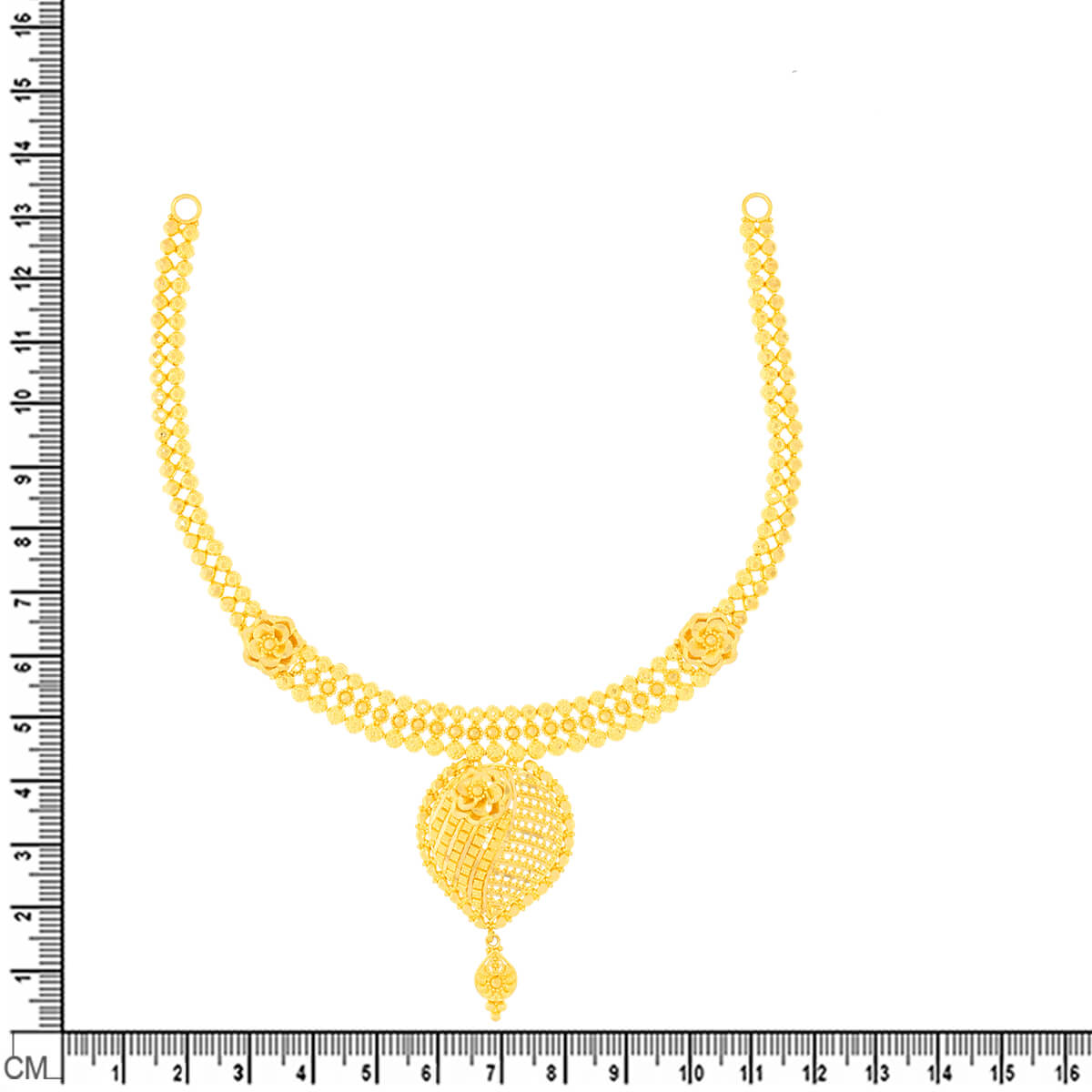 Pure Classic Radiance Gold Short Necklace