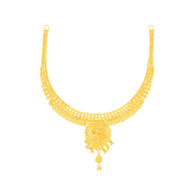 Gleaming Vintage Gold Short Necklace