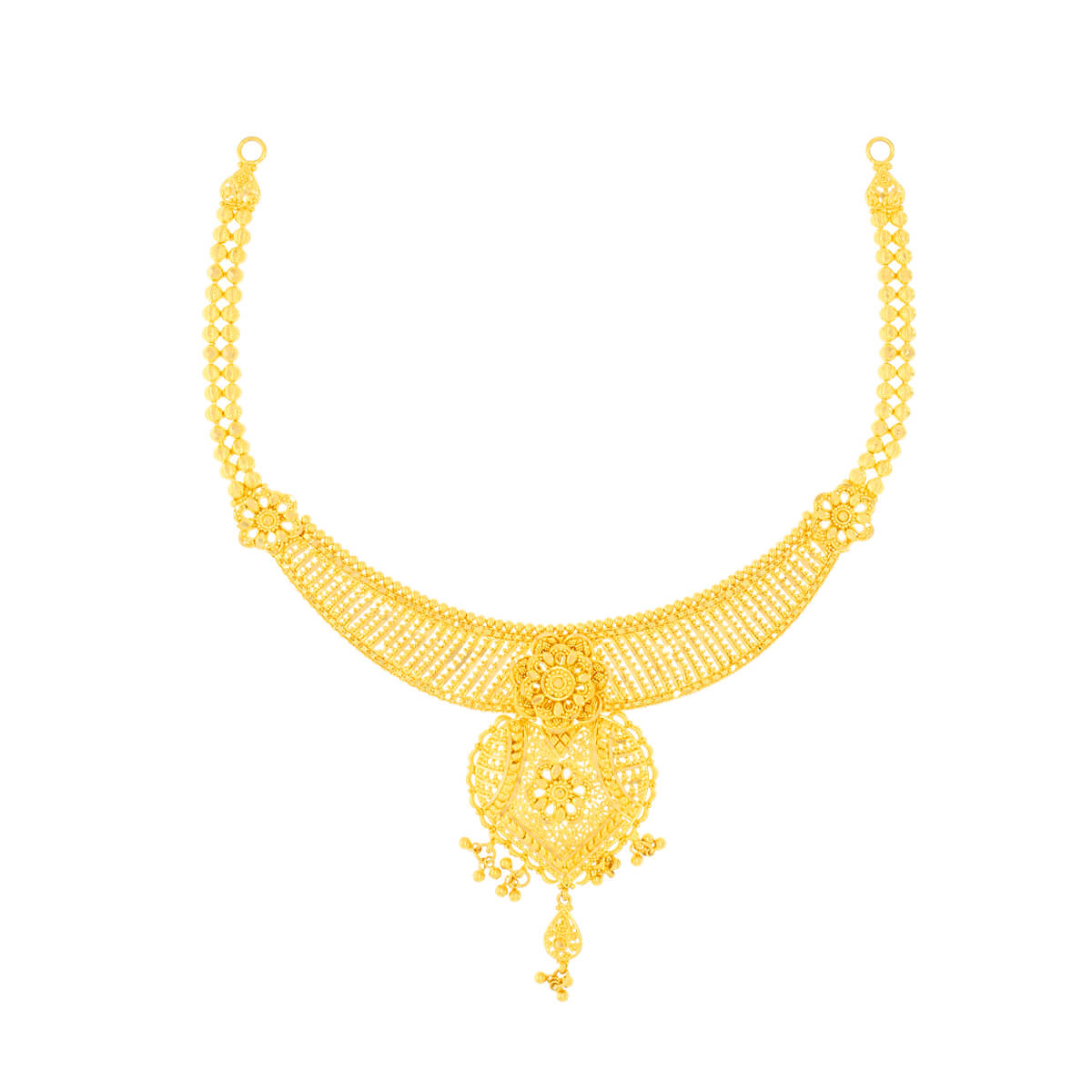 Majestic Grace Gold Short Necklace