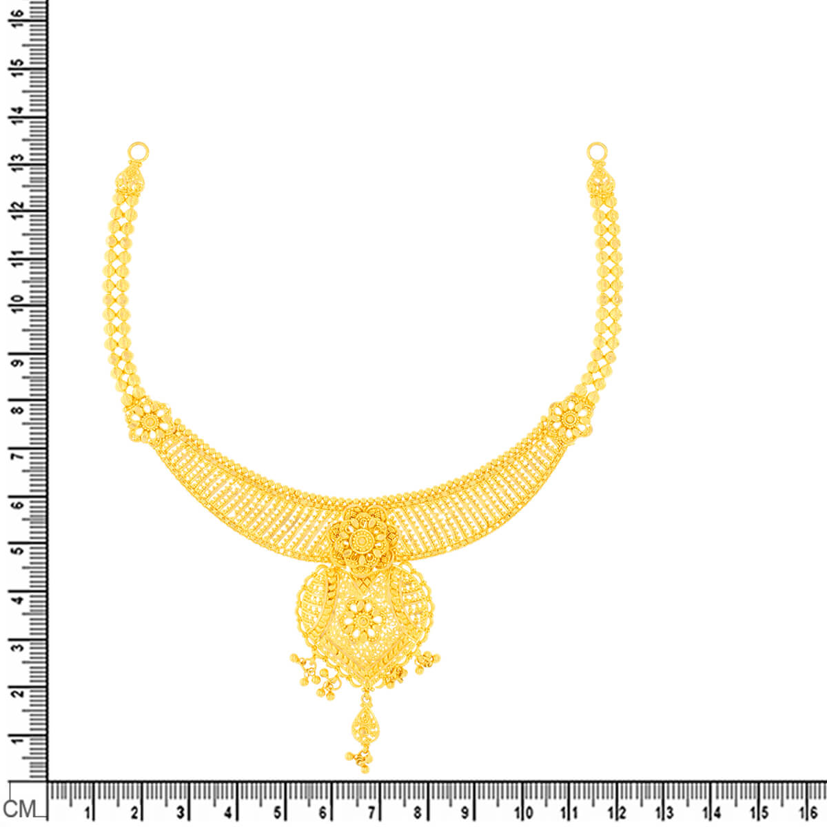 Majestic Grace Gold Short Necklace