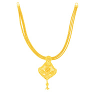 Subtle Glow Gold Short Necklace