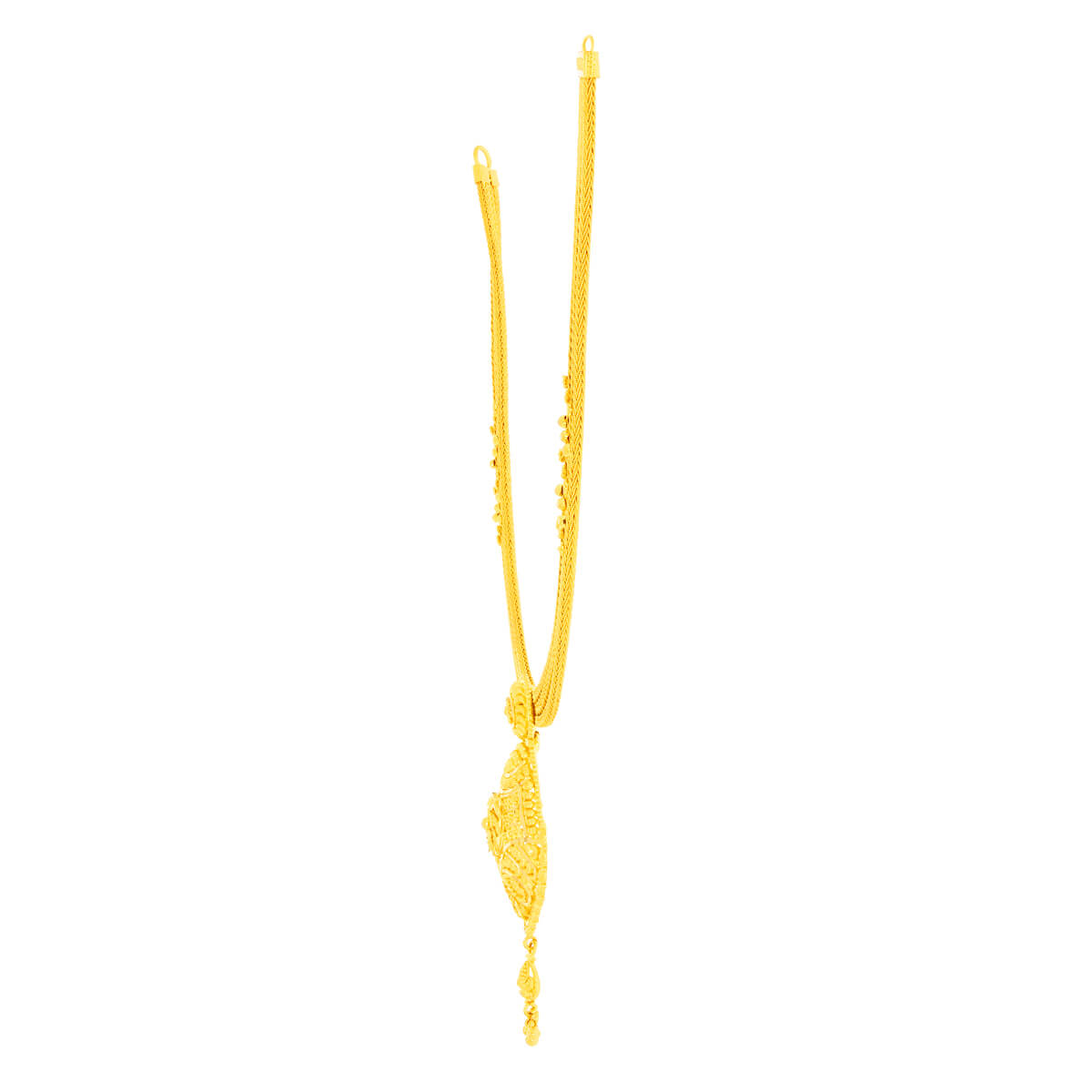 Subtle Glow Gold Short Necklace