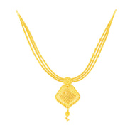 Luminous Glow Gold Short Necklace