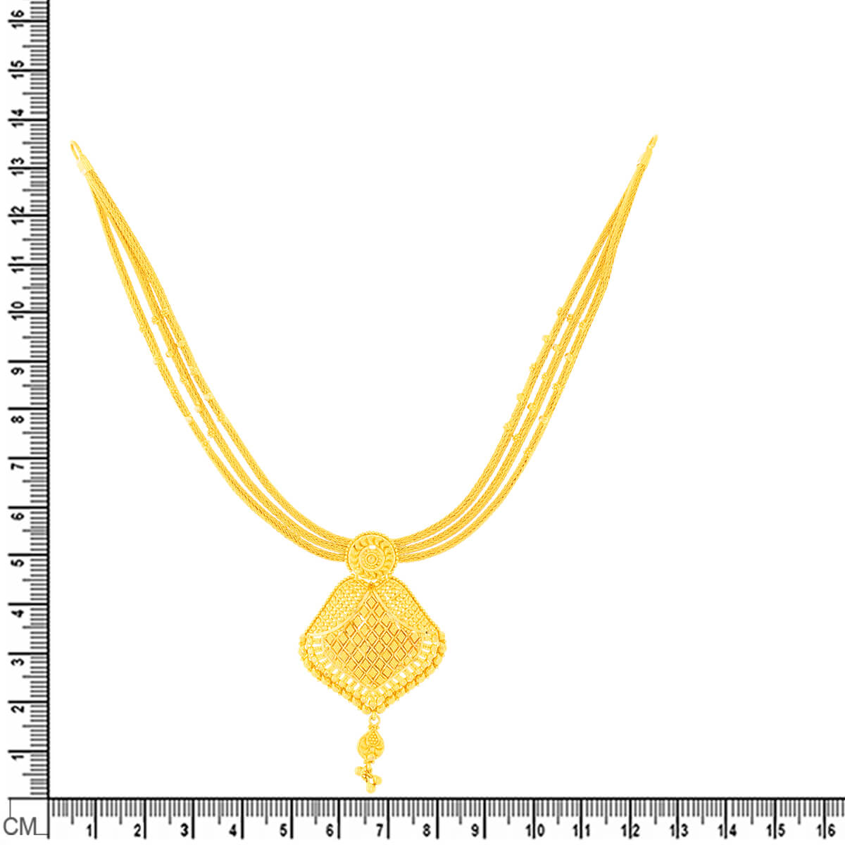 Luminous Glow Gold Short Necklace