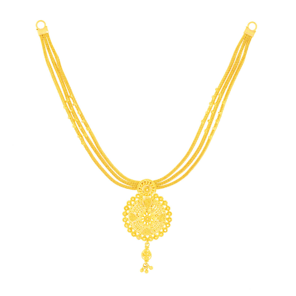 Classic Luxurious Gold Short Necklace