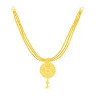 Classic Luxurious Gold Short Necklace