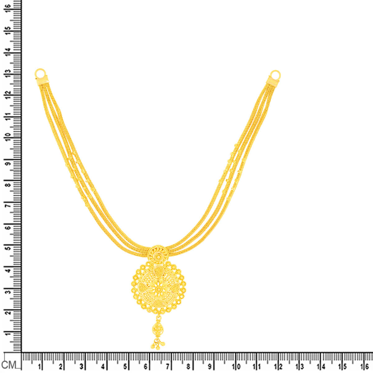 Classic Luxurious Gold Short Necklace