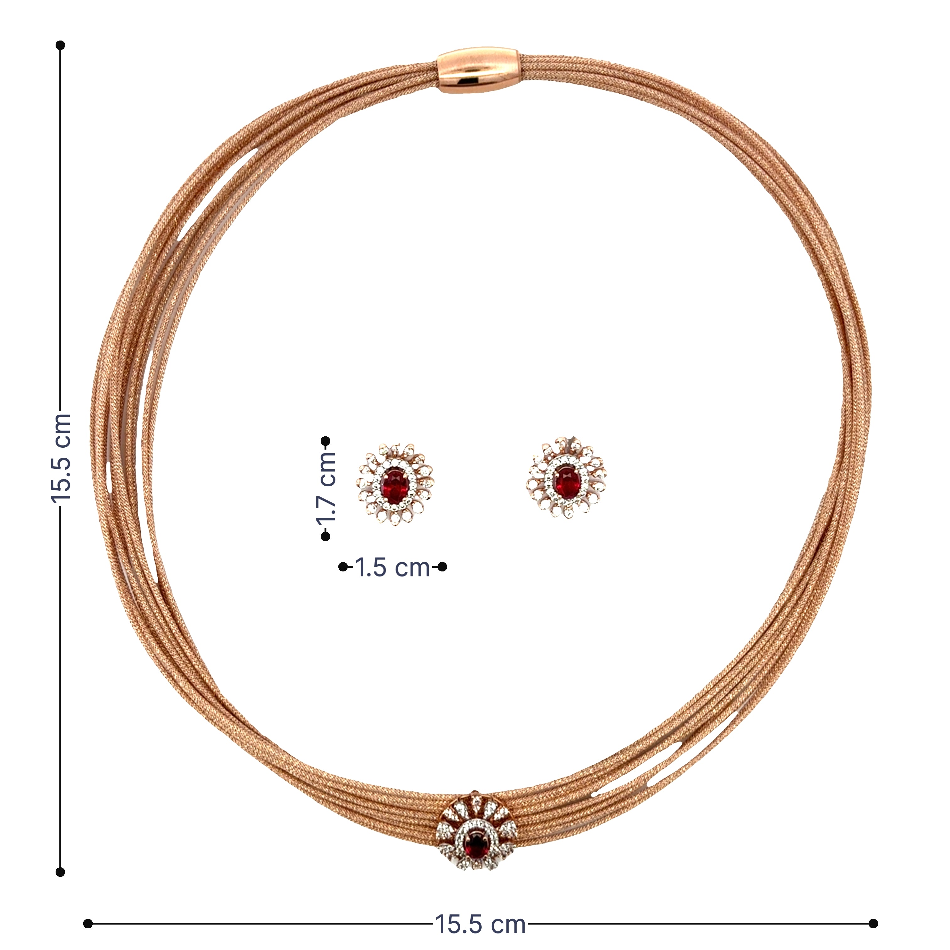 Gold Necklace Set