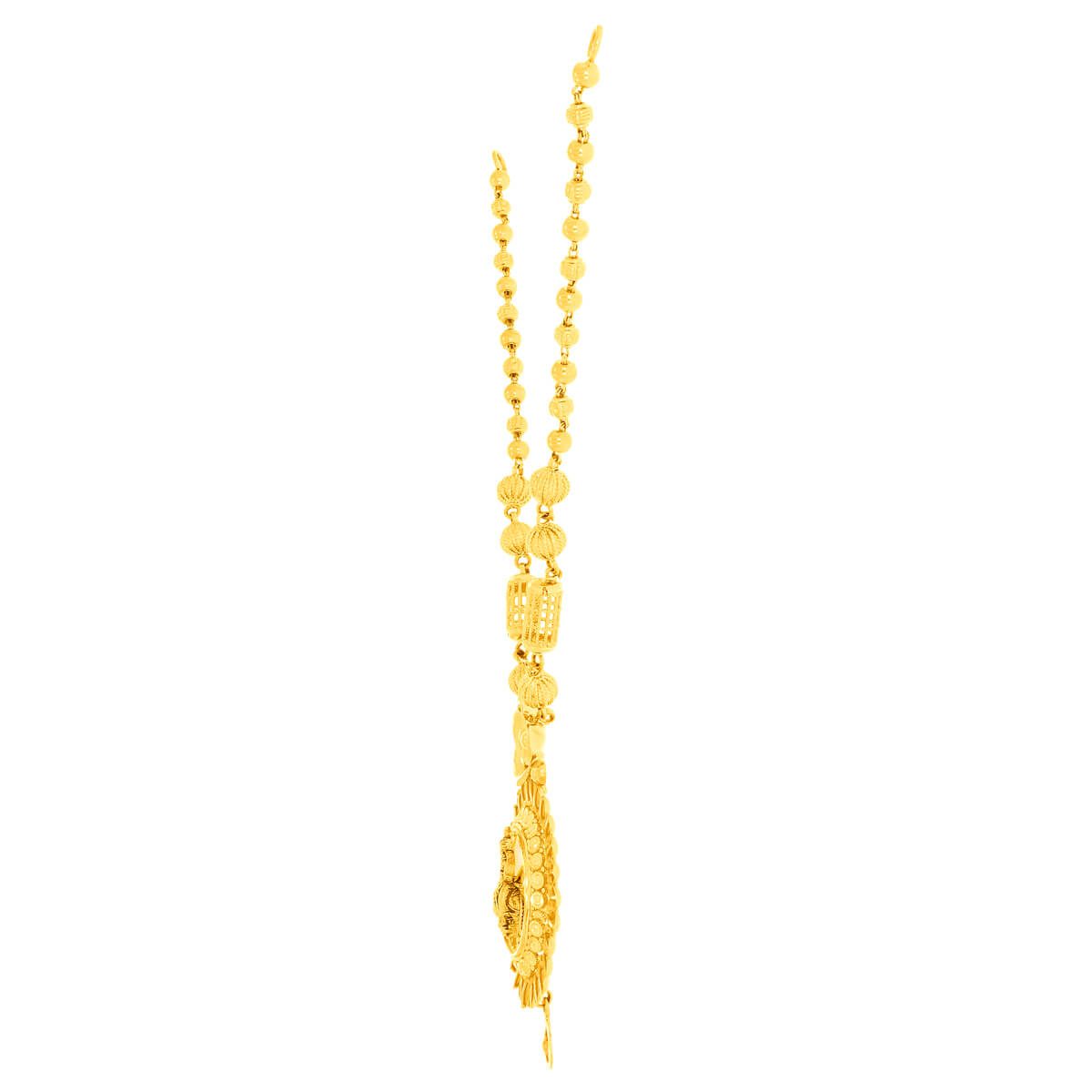 Modern Grace Long Gold Necklace