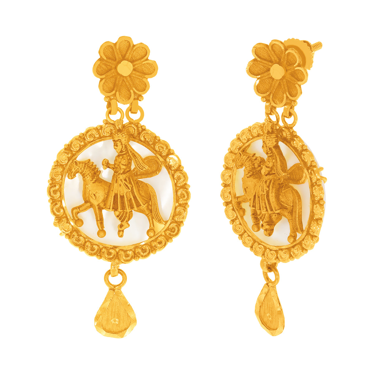 Modern Grace Long Gold Necklace