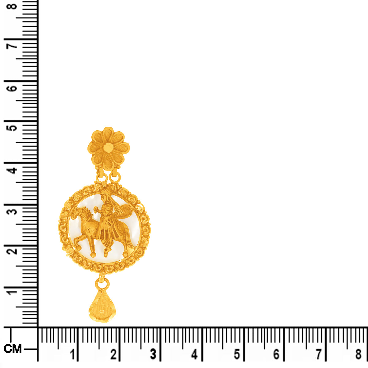 Modern Grace Long Gold Necklace