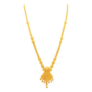 Captivating Grace Long Gold Necklace