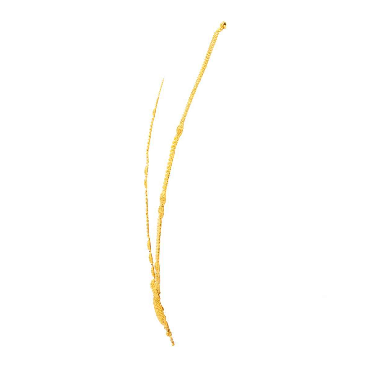 Captivating Grace Long Gold Necklace