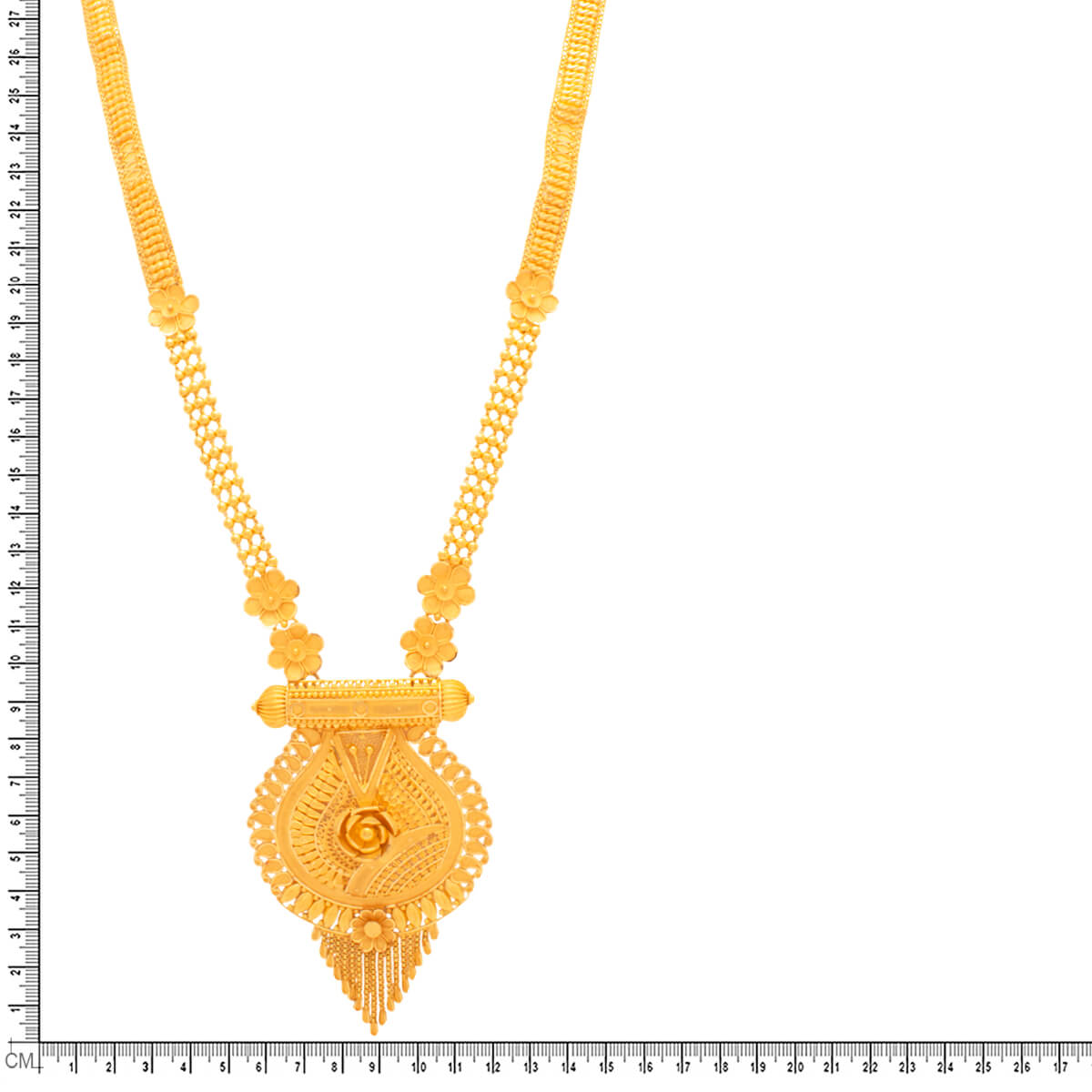 Majestic Charm Wedding Gold Necklace