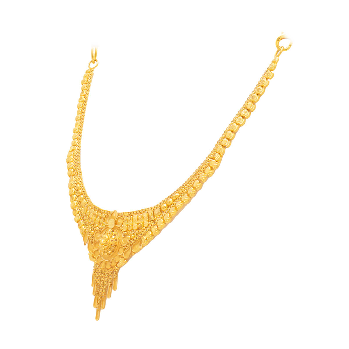 Vintage Glow Gold Short Necklace