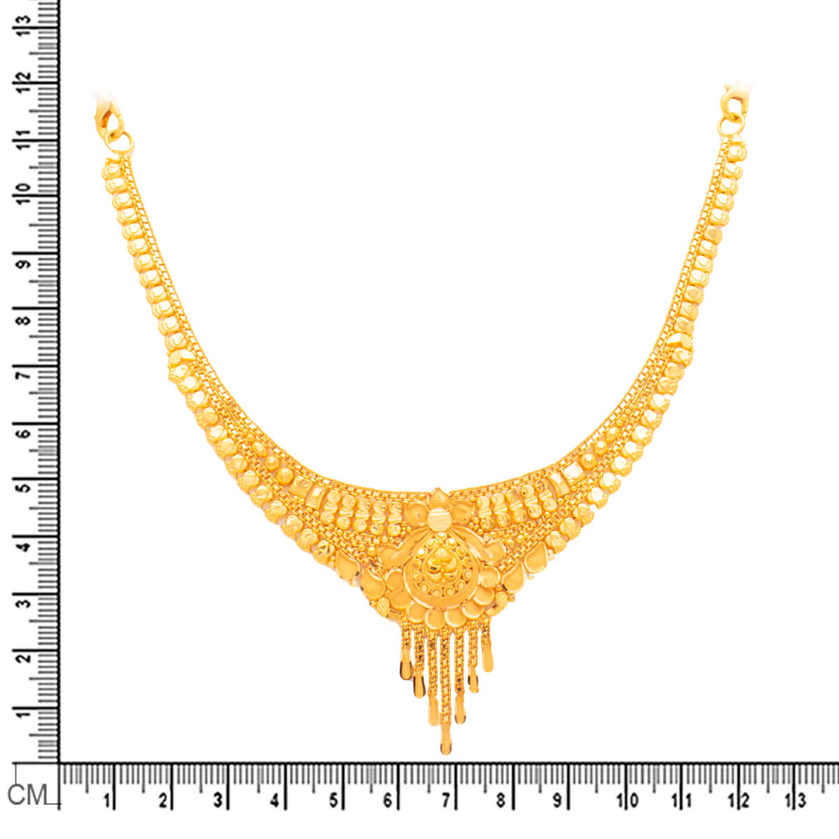 Vintage Glow Gold Short Necklace