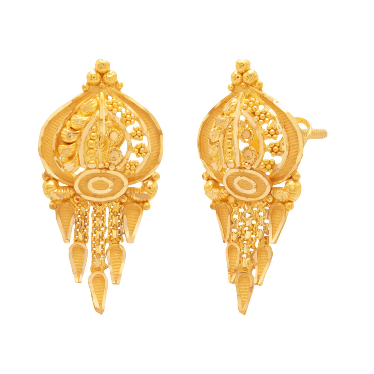 Vintage Glow Gold Short Necklace