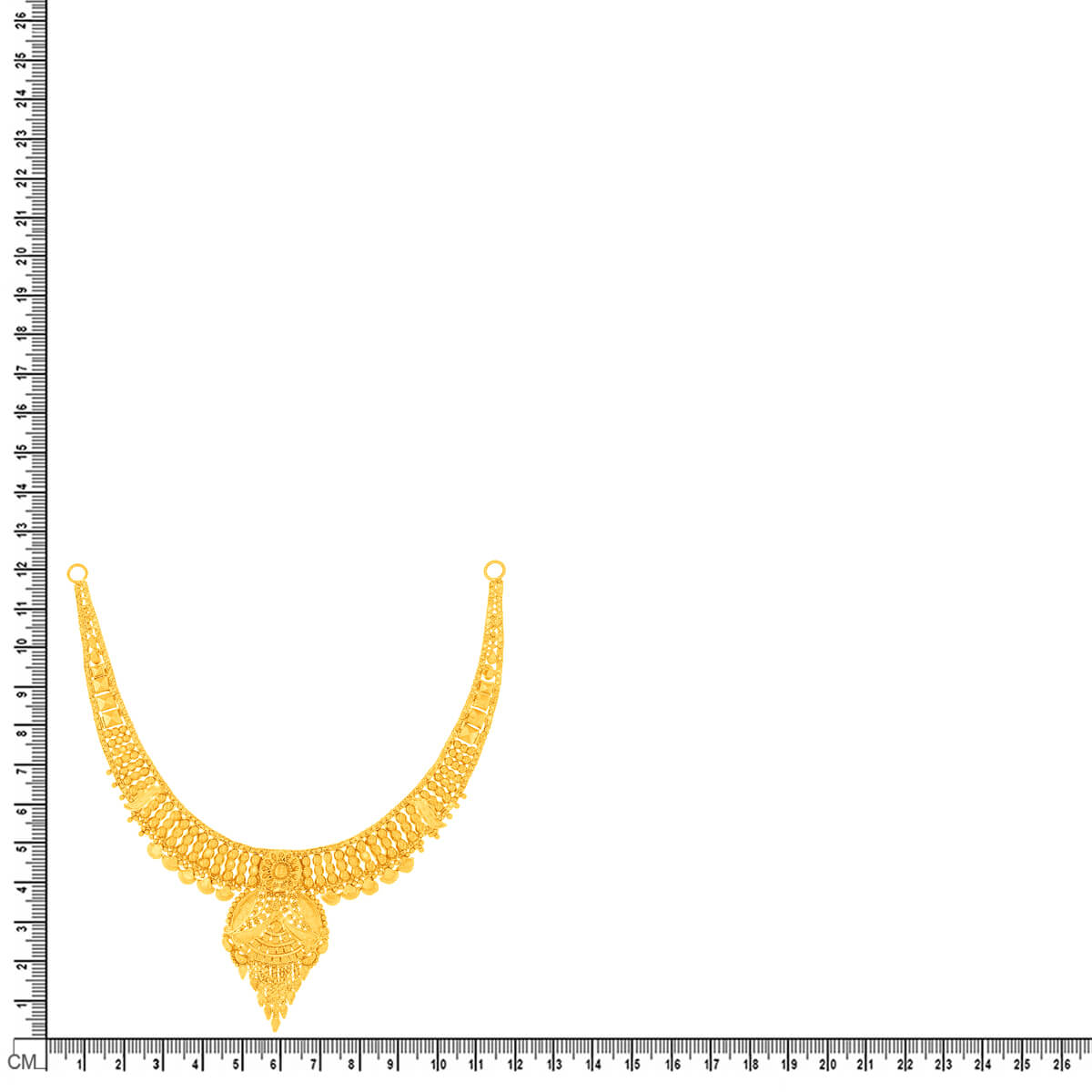 Luminous Grace Wedding Gold Necklace