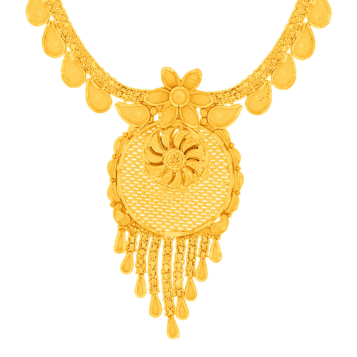 Brilliant Radiance Gold Short Necklace