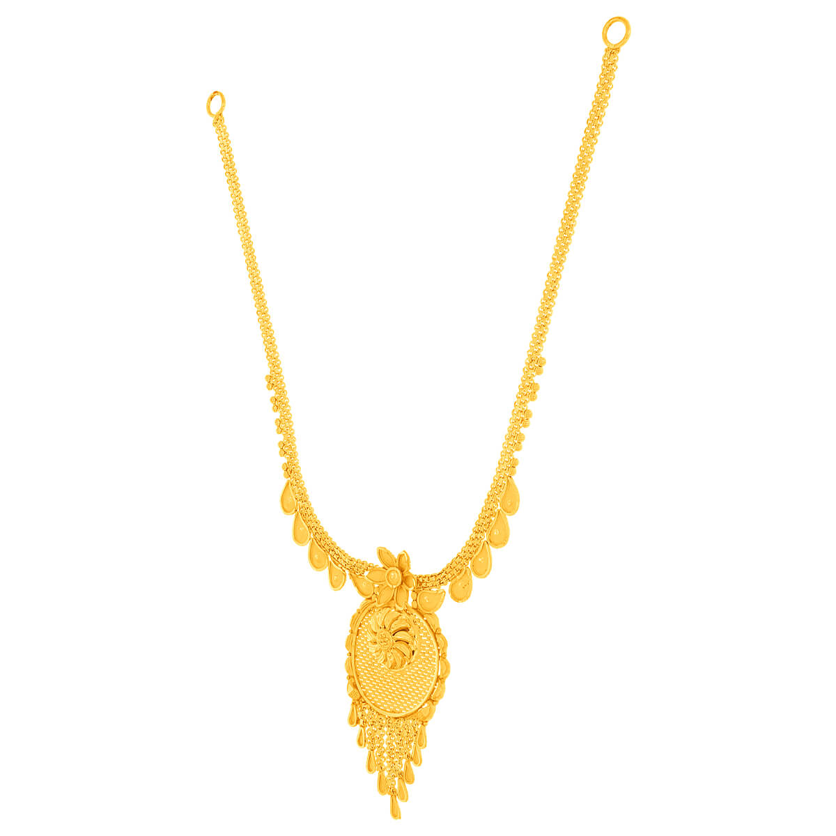 Brilliant Radiance Gold Short Necklace