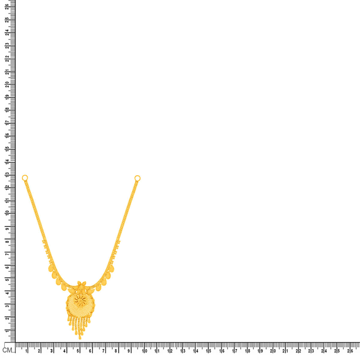 Brilliant Radiance Gold Short Necklace