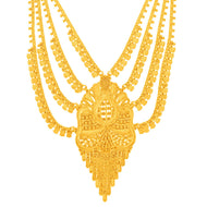 Marvelous Elegance Long Gold Necklace