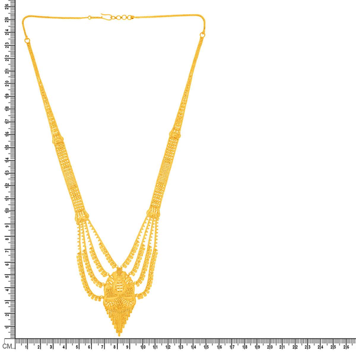 Marvelous Elegance Long Gold Necklace
