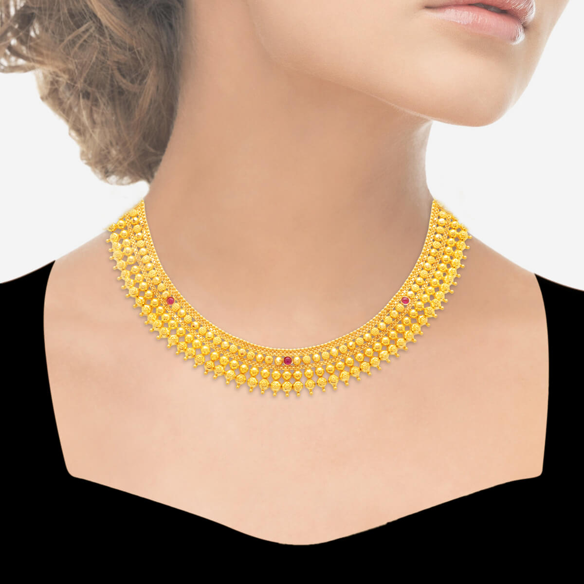 Majestic Wedding Gold Necklace