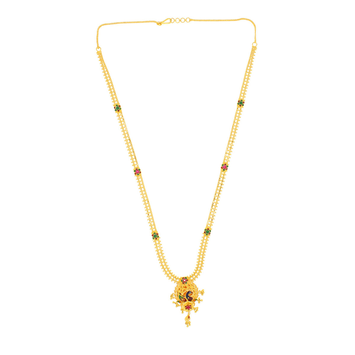 Dainty Glow Long Gold Necklace
