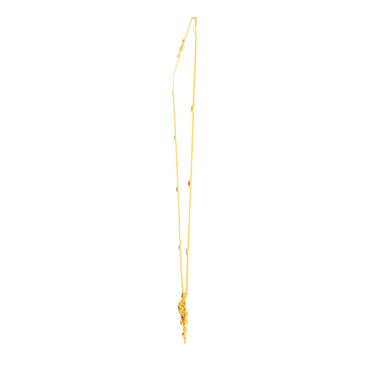Dainty Glow Long Gold Necklace