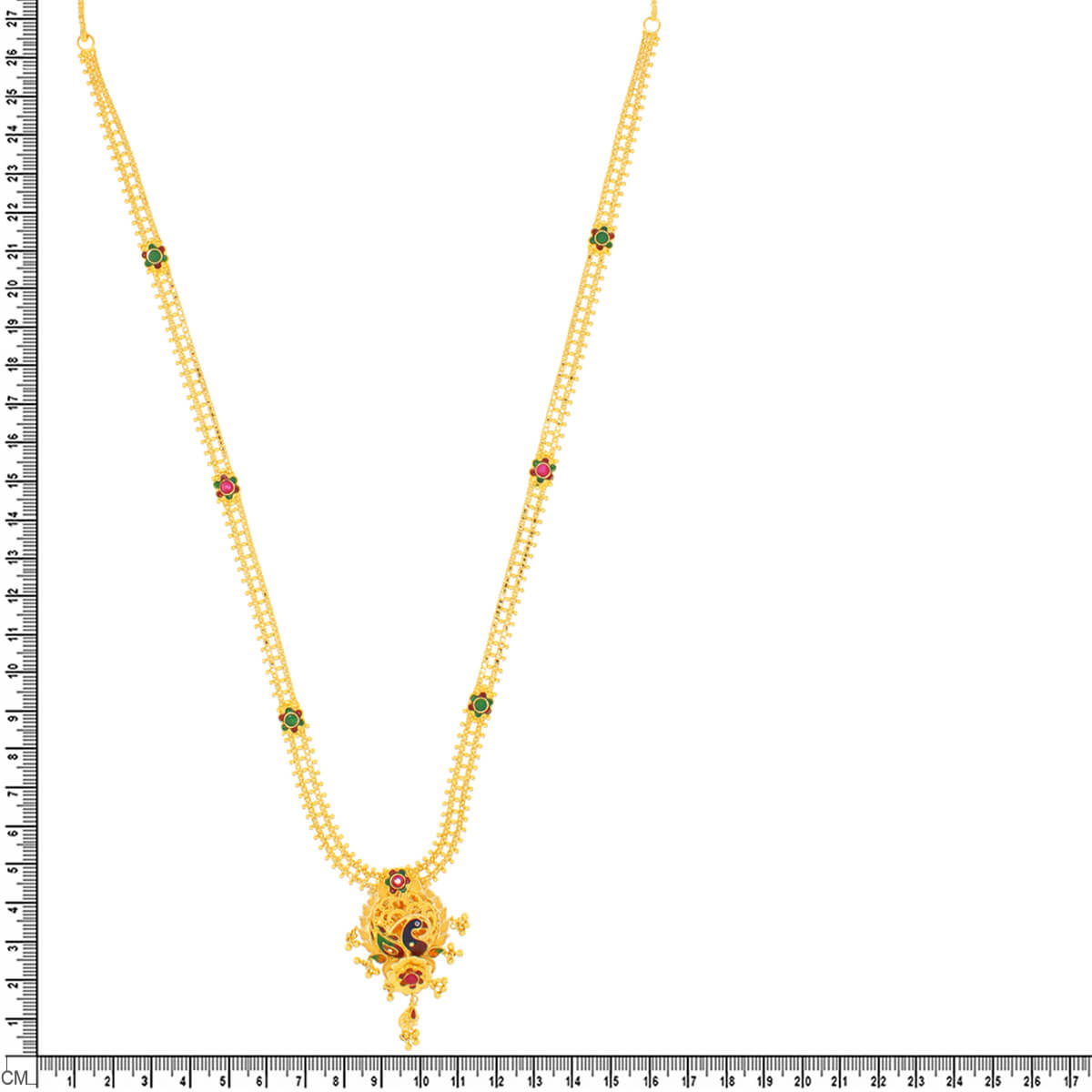 Dainty Glow Long Gold Necklace