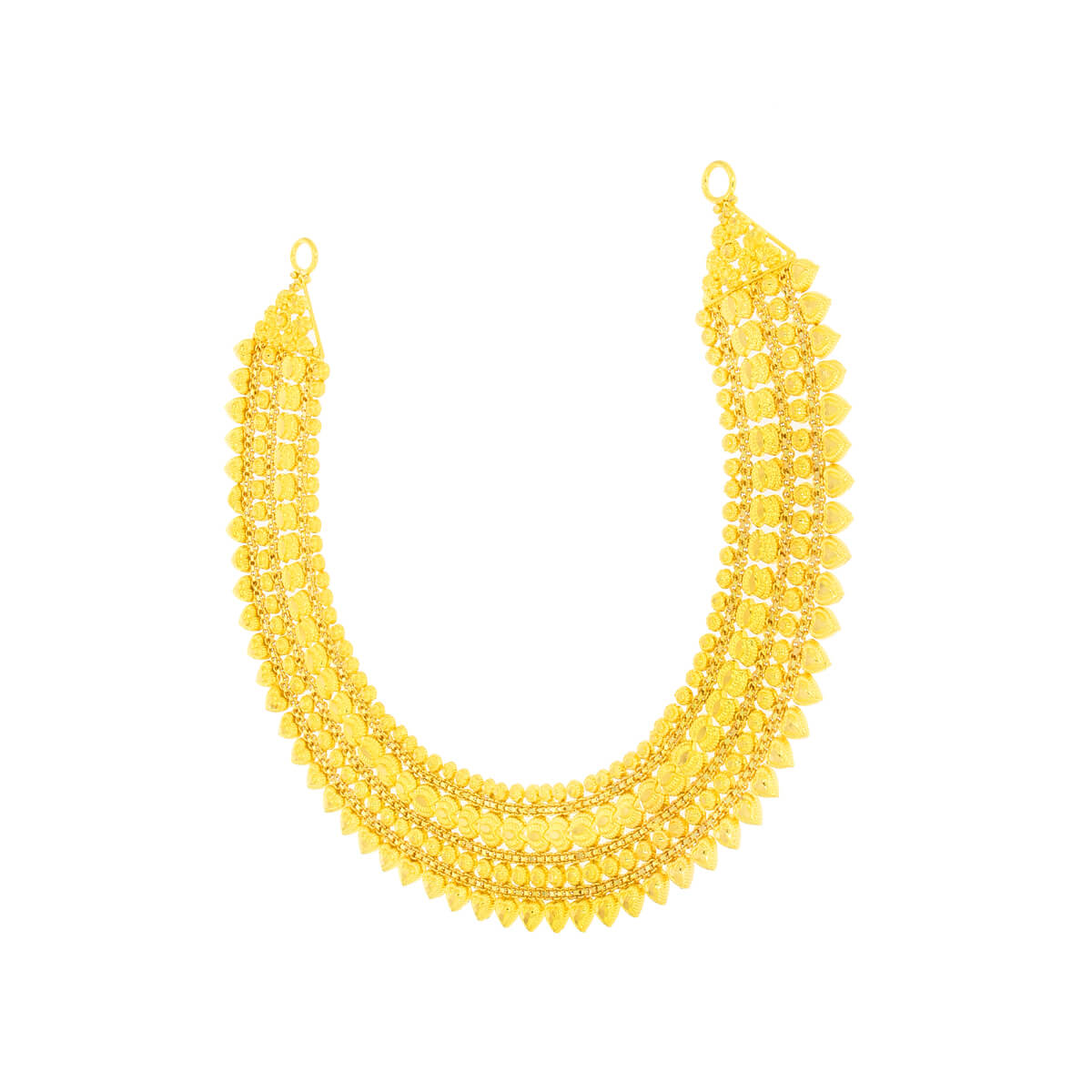 Bold Elegant Wedding Gold Necklace