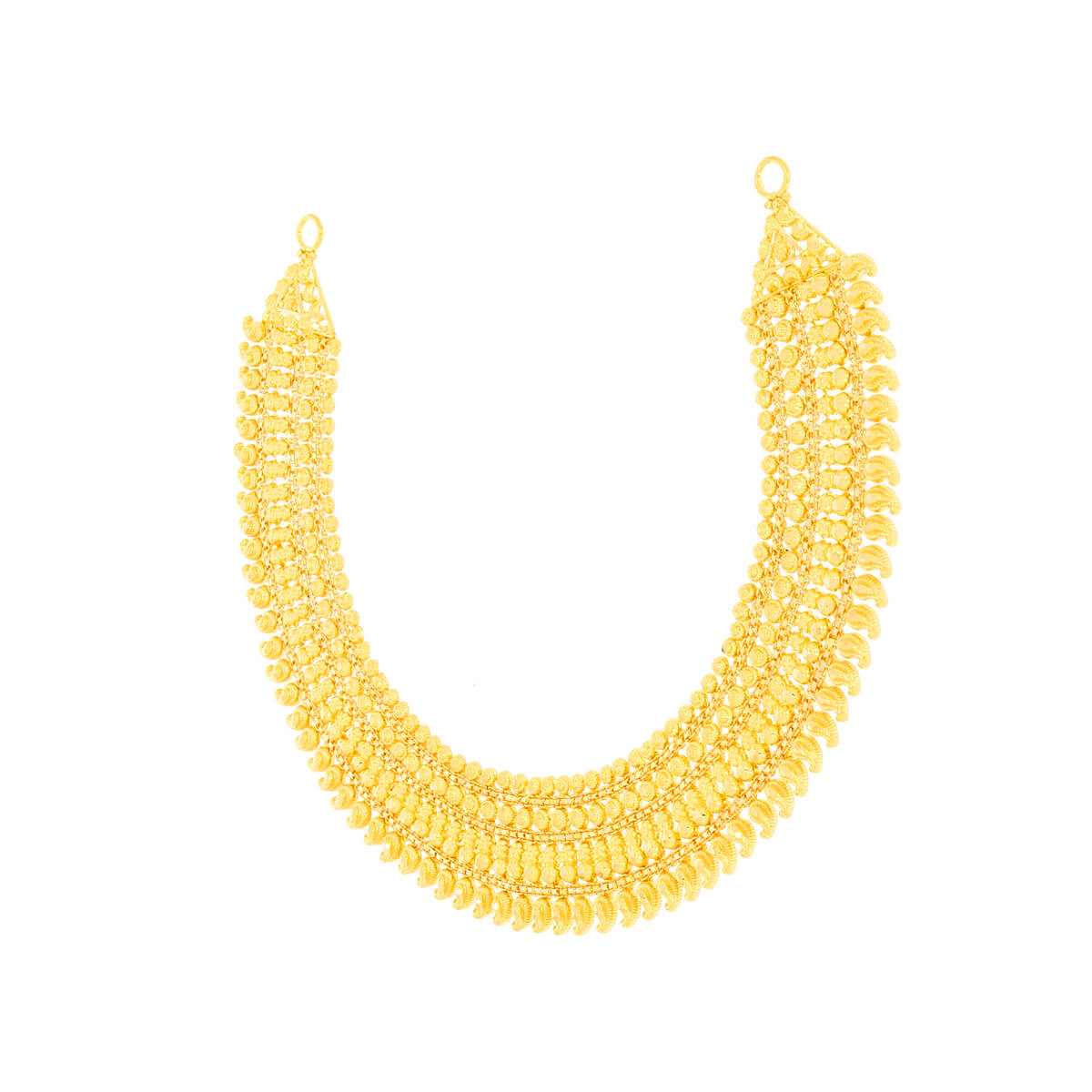 Elegant Boldness Wedding Gold Necklace