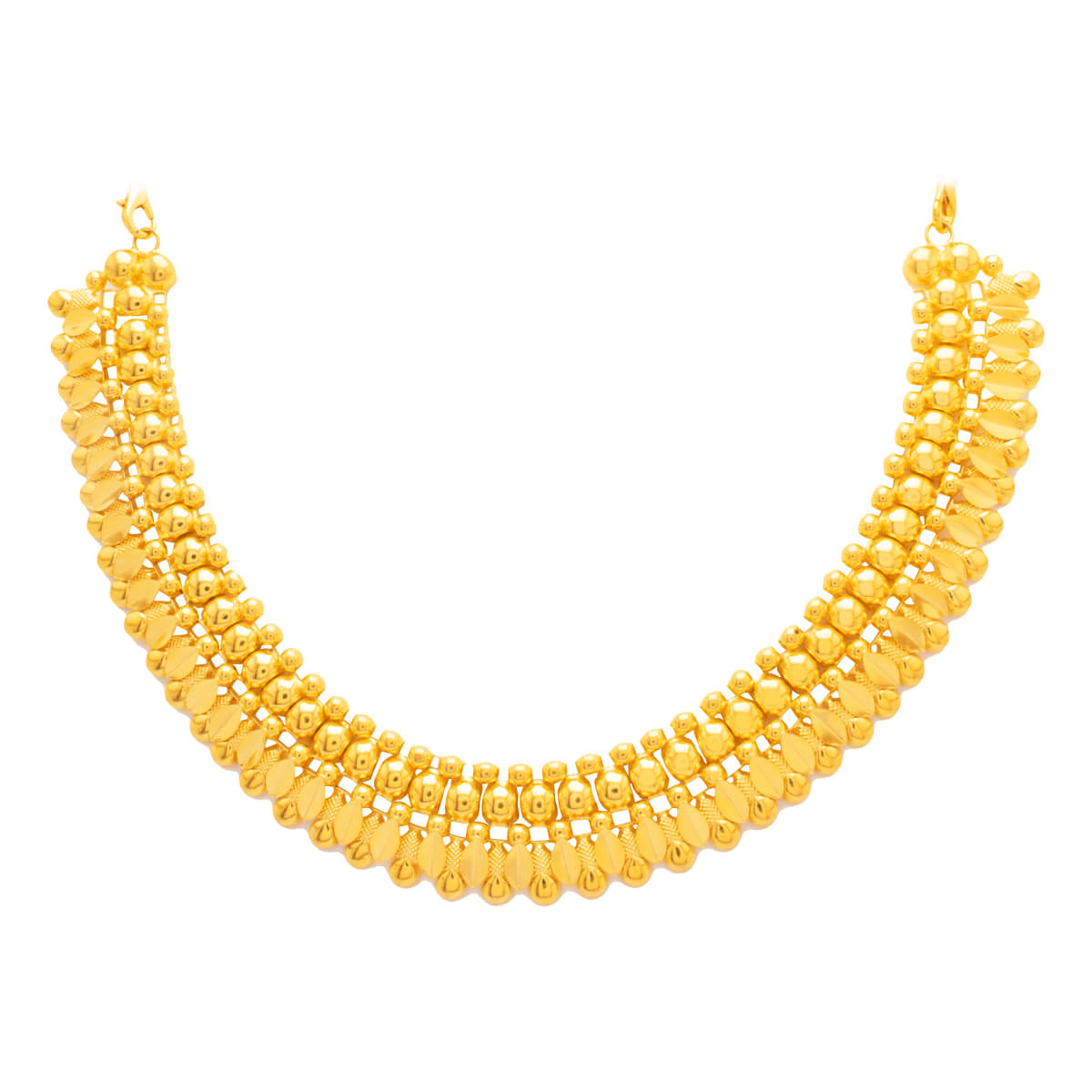 Grandeur Radiance Gold Short Necklace