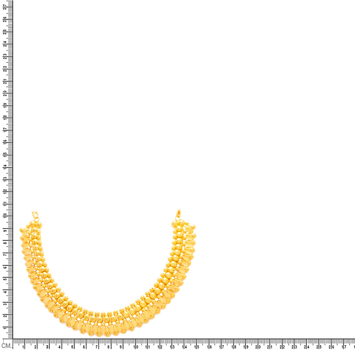 Grandeur Radiance Gold Short Necklace