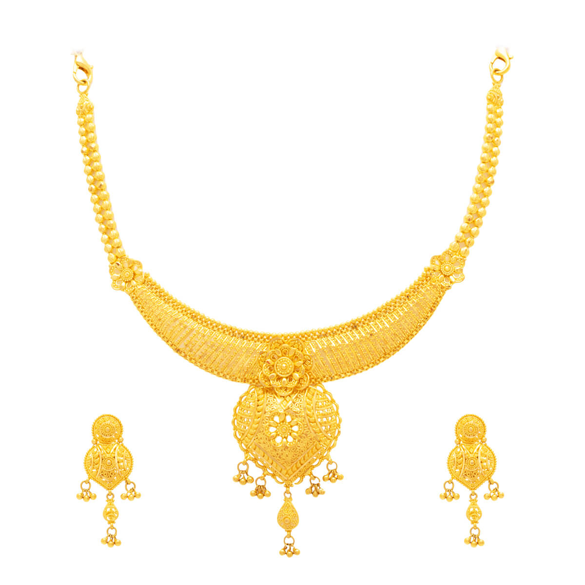 Regal Grace Wedding Gold Necklace