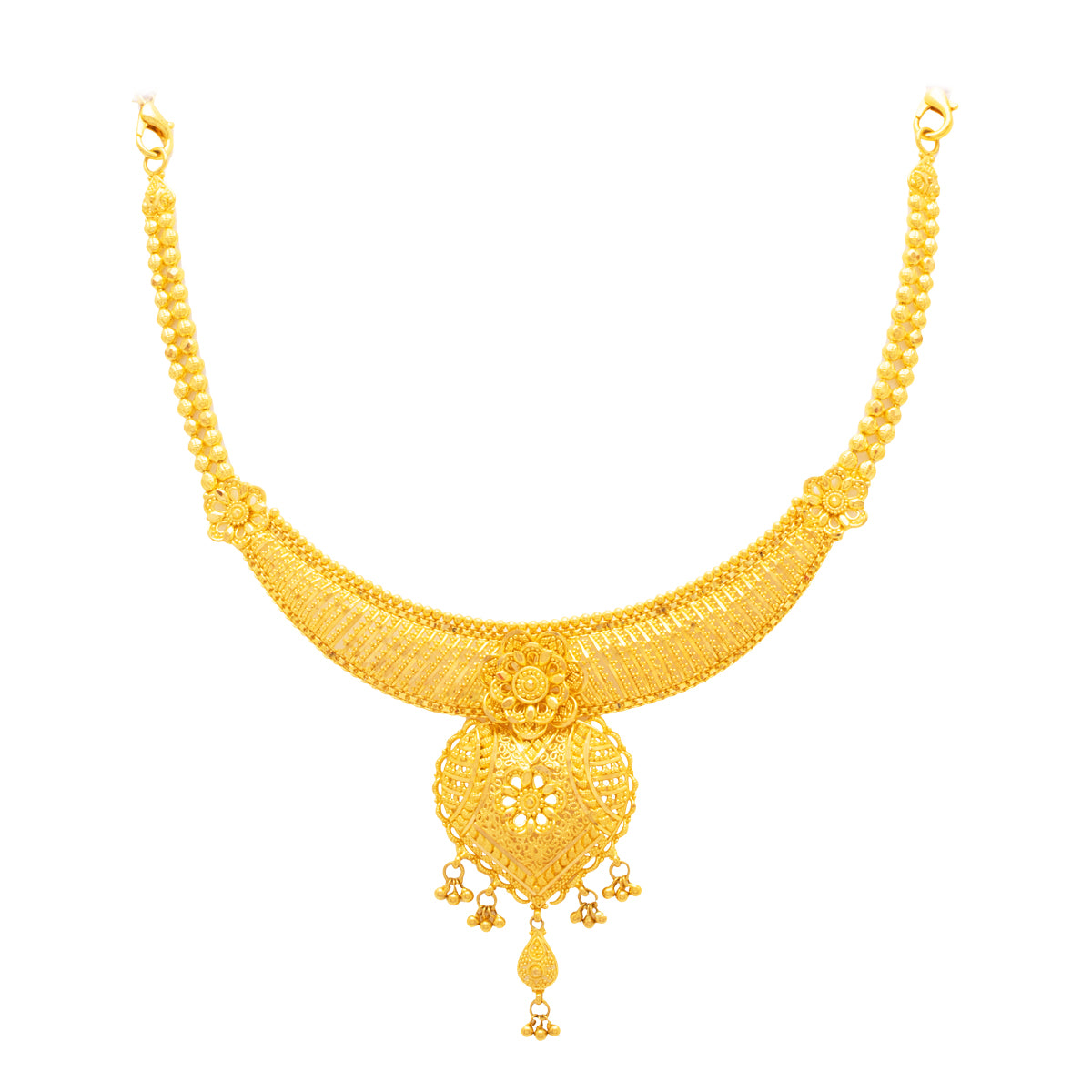 Regal Grace Wedding Gold Necklace