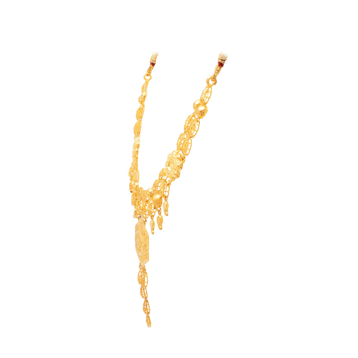 Classic Hexa Glow Gold Short Necklace