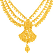 Regal Radiance Gold Layer Necklace