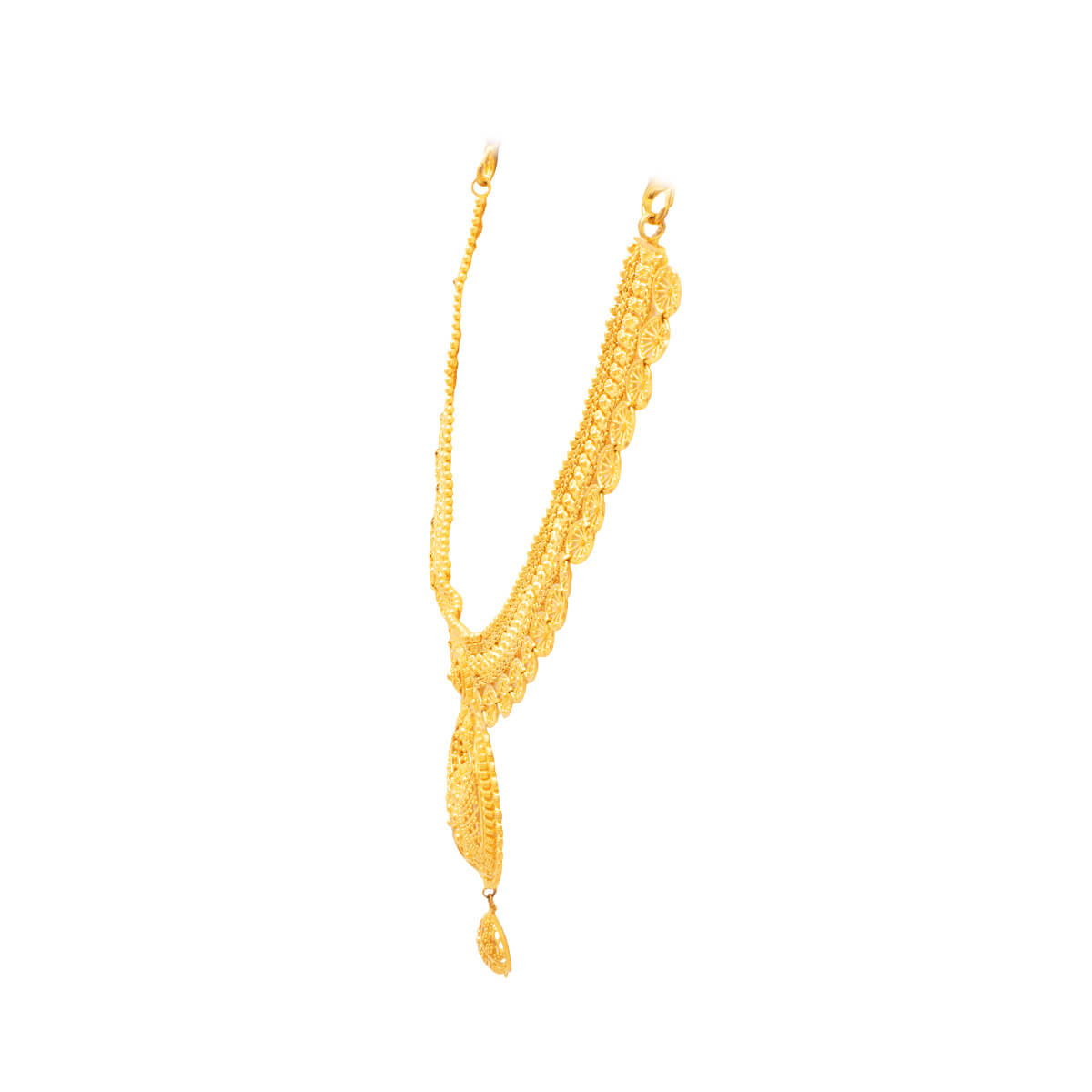 Majestic Vibrance Gold Short Necklace